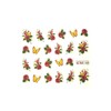 AllyDrew Flowers & Butterflies Water Slide Nail Art Decals Water