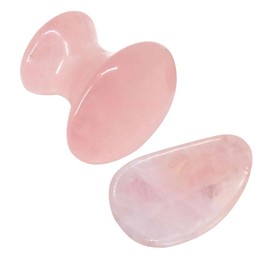 BIUDECO Facial Massage Tool Set Jade Scraping Boards for Neck Face Shoulder Relief