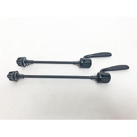 Motobecane Shimano Quick Release Skewer Set Standard 135mm Rear 100mm Front Black NO Packaging