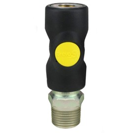 Prevost ASI061253 High Flow Safety Air Plug Coupler 1/2" MNPT