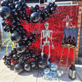 Red Shimmer Wall Backdrop Valentines Sequin Backdrop 3ftx6ft Party Backdrop for Christmas Bridal Shower Birthday Decorations Bachelorette Party Supplies