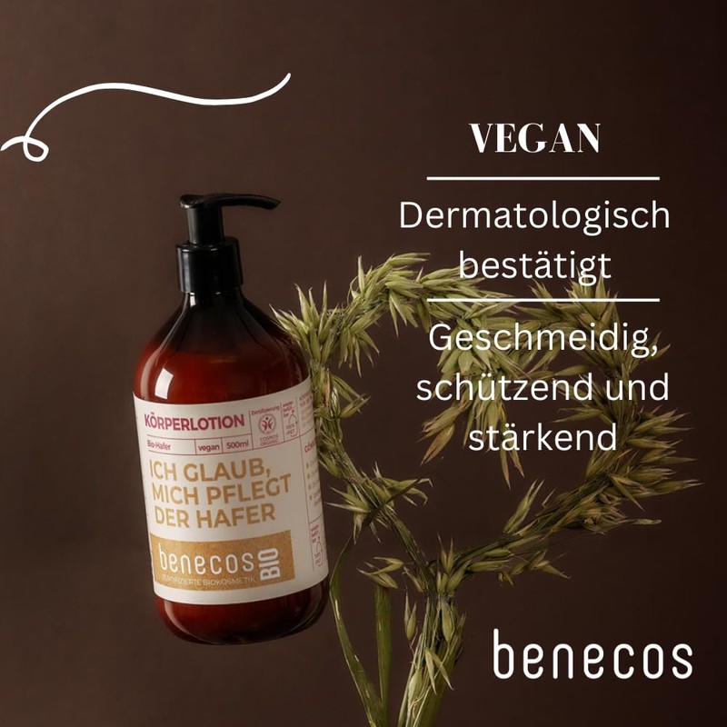 benecos Organic Body Lotion Organic Oats - Ich GLAUB MICH