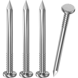 Dayalo Pack of 50 Nails, Steel Nails 20 mm, Roofing Felt Nails, Stainless Steel A2 V2A, Nails for Wood and Concrete Walls