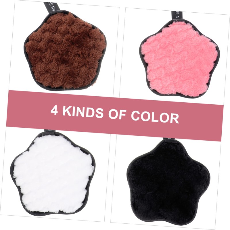 Ipetboom 8pcs Makeup Removing Pads Makeup Removal Puff Makeup Facial