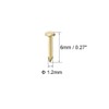 sourcing map Small Tiny Hardware Nails Iron 1.2X6mm(DXL) for DIY