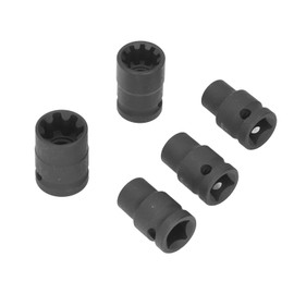 Brake Caliper Sleeve, Metal Durable Brake Caliper Socket Set Rustproof Black Anti Impact for Car Repair Tools