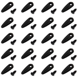 MroMax 20pcs Plastic Picture Frame Turn Button Picture Frame Accessories Protect your Art Black