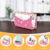 Rulyyo Mail Organizer Envelope Holder - Glitter Pink Acrylic Mail