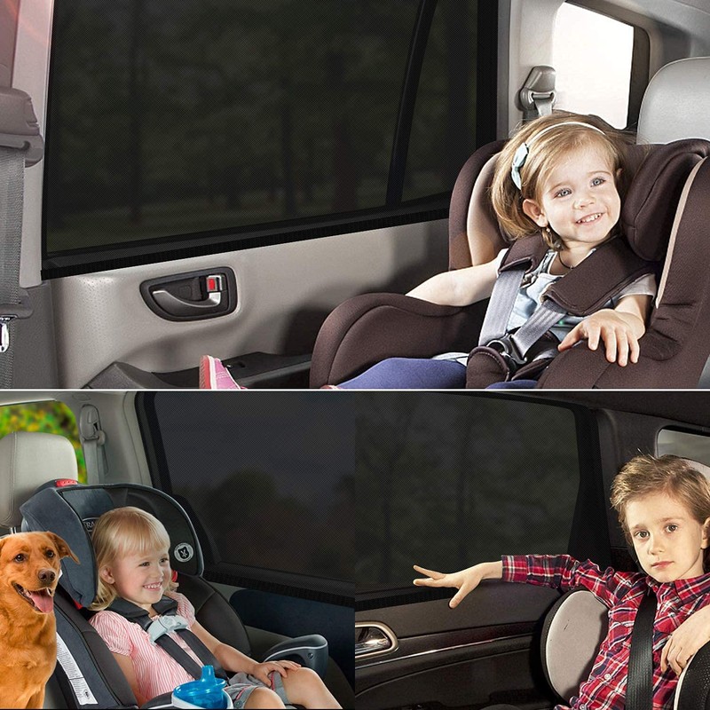 ANNA TOSANI 2 Pack Parasol de Coche, Parasol para Protección
