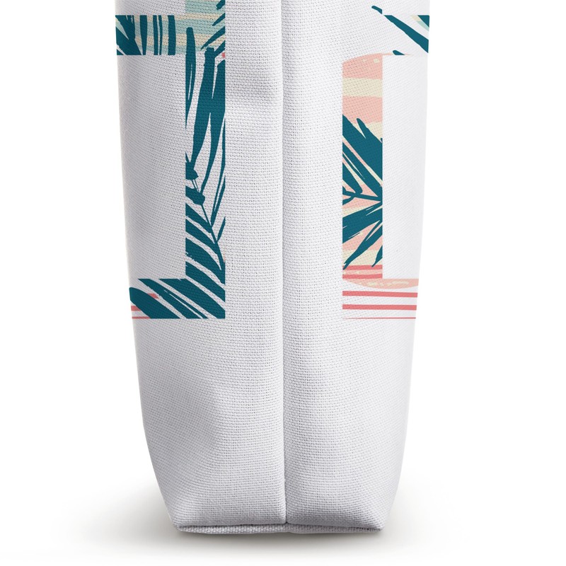 Aloha Blocky Font Tropical Tote Bag