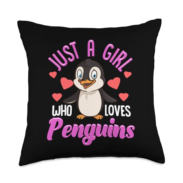 Just A Girl Who Loves Penguins Cute & Funny Fluffy