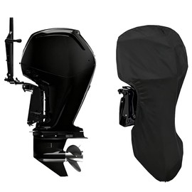 TeBaisea Outboard Full Cover for Mercury Outboard Engines (135HP、150HP 4STR 4 CYL 3.0L, Leg Length:25")