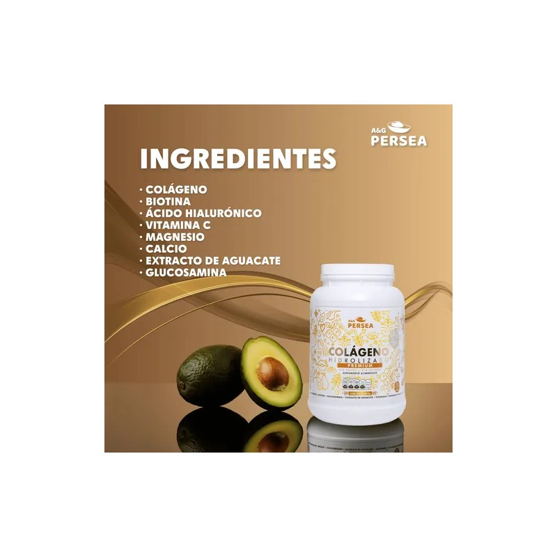 Pack 2 Colageno Hidrolizado Premium A&g Persea 1.2kg Cada Uno