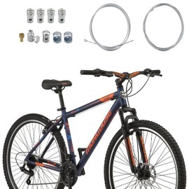 Jushion Universal Cable Repair Kit, 2 Pieces 2 m Motorcycle Universal Cable Pulley, Universal Repair Kit Bowden Cable, Throttle Cable, Shift Cable, Clutch Cable with 9 x Nipple for Bicycle, Scooter,