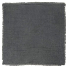 IB Laursen - Napkin, cloth napkin - cotton - double woven - dark grey - 40 x 40 cm