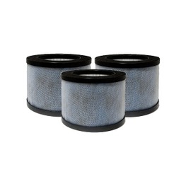 Nispira JH01 MK01 3-in-1 HEPA Filter Replacement For Air Purifier AROEVE MK06, ALROCKET JH06, Elechomes EPI081 EP1081, Intelabe EPI080 EP1080, Kloudi DH-JH01 DH-JH06, Pomoron MJ001H, 3 Pack