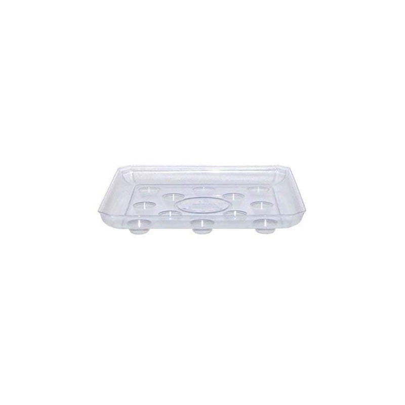 CWP SQDS-1200 Heavy Gauge Footed Square Carpet Saver Saucer, 12-Inch