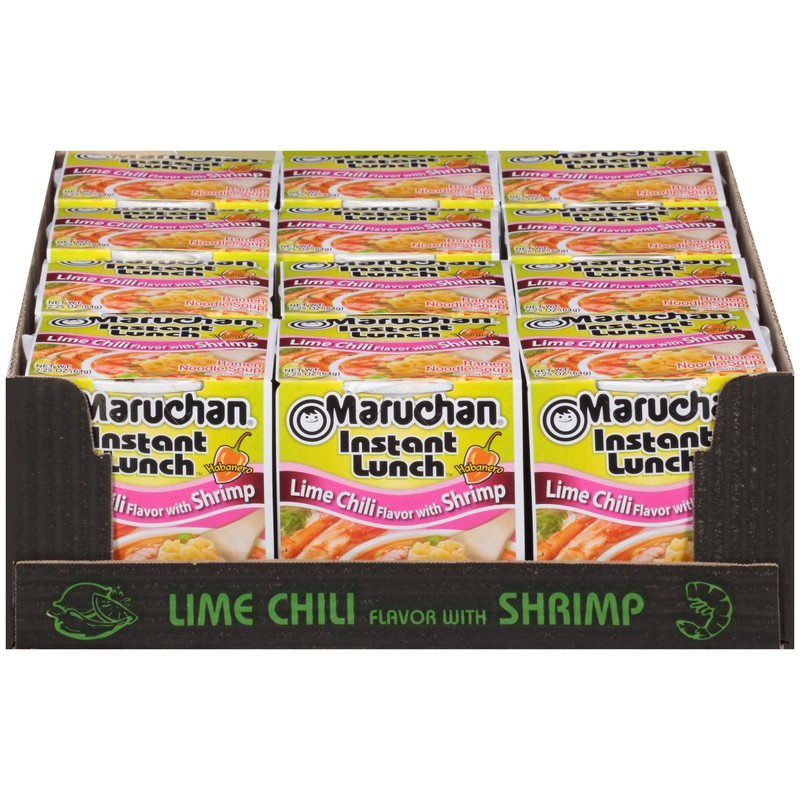 Maruchan Instant Lunch Lime Chili Flavor with Shrimp, 2.25 Oz,
