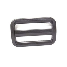 YKK LA50S Plastic Adjuster, Black, 2.0 inches (50 mm) Width, Belt Length Adjustment, Etc, Black
