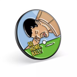 Unbranded Go Home Ball! Funny Golf Ball Marker with Magnetic Hat Clip, Gilmore Golf Gift