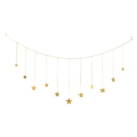 Gate Waves Star Garland Wooden Star Wall Decor Star Decor 3D Interior Wall Hanging Backdrop Room Decor Wall Decor Craft Decor Bedroom Living Room Home Decor Baby Baptism Party Cave Decoration etc