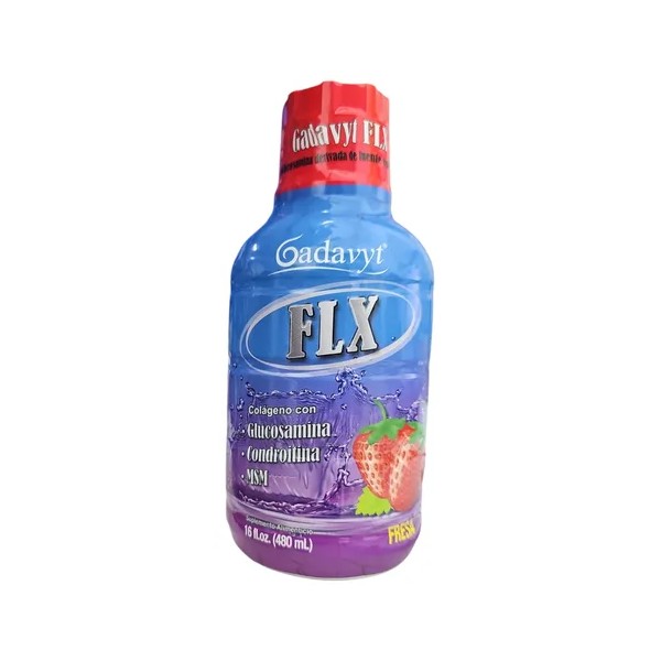Gadavyt Flx Colageno Glucosamina Condroitina Msm Fresa 480ml