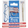 Calabria United States of America USA Crystal Flag Pin Eyeglass/Sunglass