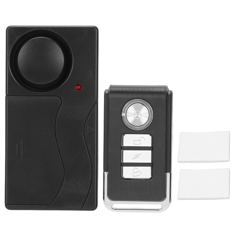 Wireless Vibration Alarm 110dB 10 Level Sensitivity Adjustable Bike Security