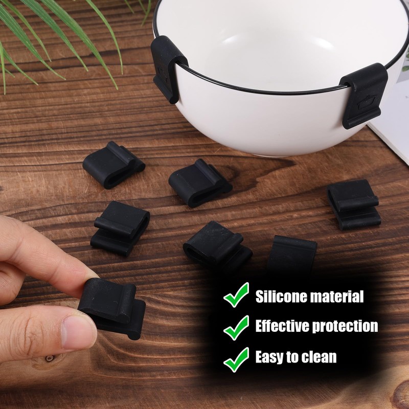 12pcs Dutch Oven Lid Protector Clips, Thickened Cookware Protectors for