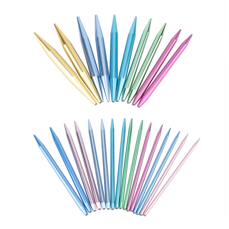 Interchangeable Aluminum Circular Knitting Needle Sets