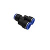 Pneumatic Y-Connector 14 mm IQS Hose Connector with Three Outputs/Compressed