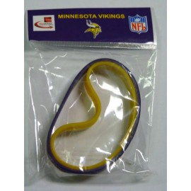 Minnesota Vikings 2 Rubber Wristbands New