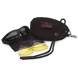 Guard-Dogs, Aggressive Eyewear Sidecars 2 w/Goggle-It Golden FogStopper