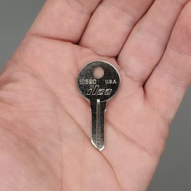 Ilco 10x Ilco 1069C Key Blanks National Cabinet Lock Nickel Plated NOS