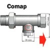 Comap Metal Adapter for Radiator Thermostats, M28 x 1.5 mm