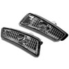 ECOTRIC 2 Pcs Clear Lens Front Bumper Side Marker Lights