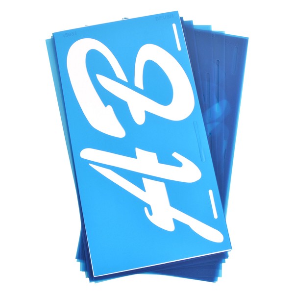 C-Thru Stencil, 6-Inch Characters, Brush Font (SB6-C/15931)