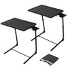 Japard Folding TV Tray Table, Small Bedside Sofa Dinner Table