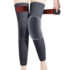 Rodilleras térmicas antideslizantes de invierno, unisex, para invierno, para rodillas, calentadores de piernas                                        
