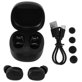 Language Translator Earbuds BT5.0 Noise Canceling 74 Languages 70 Accents APP Music Calling Translator Device Black