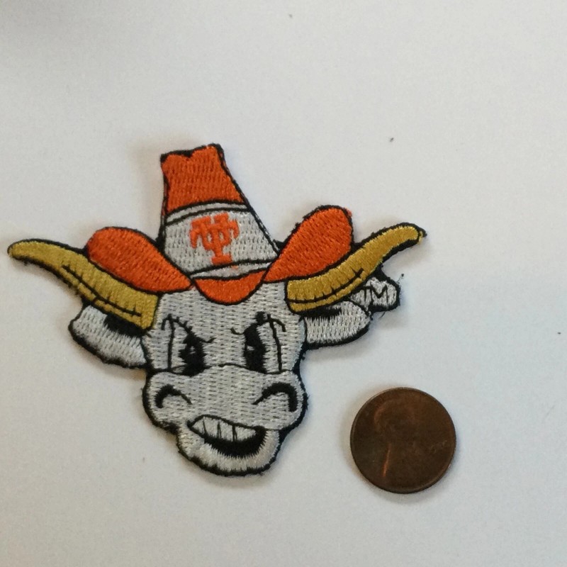 Texas Longhorns vintage iron on embroidered patch 2.5” x 3”