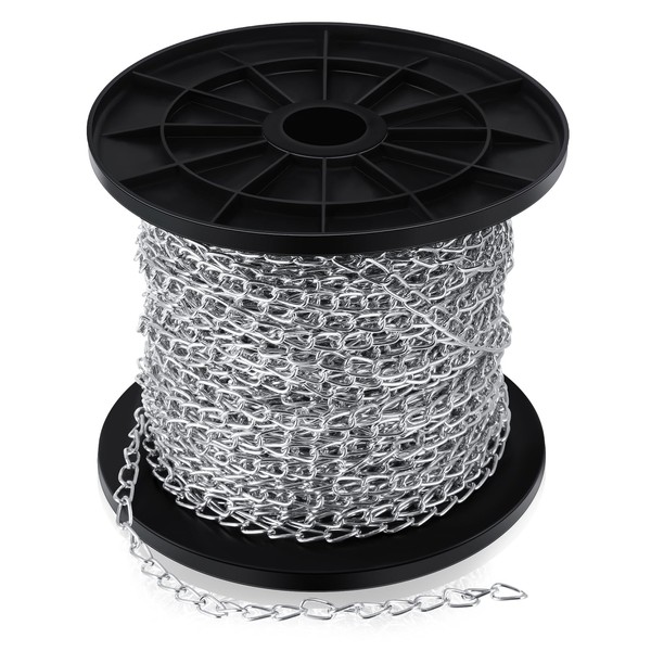 Yaocom 300 ft Jack Chain Galvanized Steel Hanging Chain Link