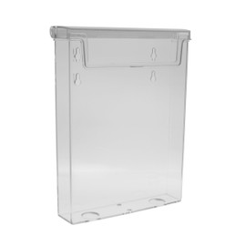 TAYMAR DIN A5 Brochure Holder, Brochure Box with Lid, Weatherproof (Also Suitable for Outdoor Use)