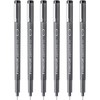 STAEDTLER Pigment Liner Fineliner 0.2mm Tip Black Ink (Pack of