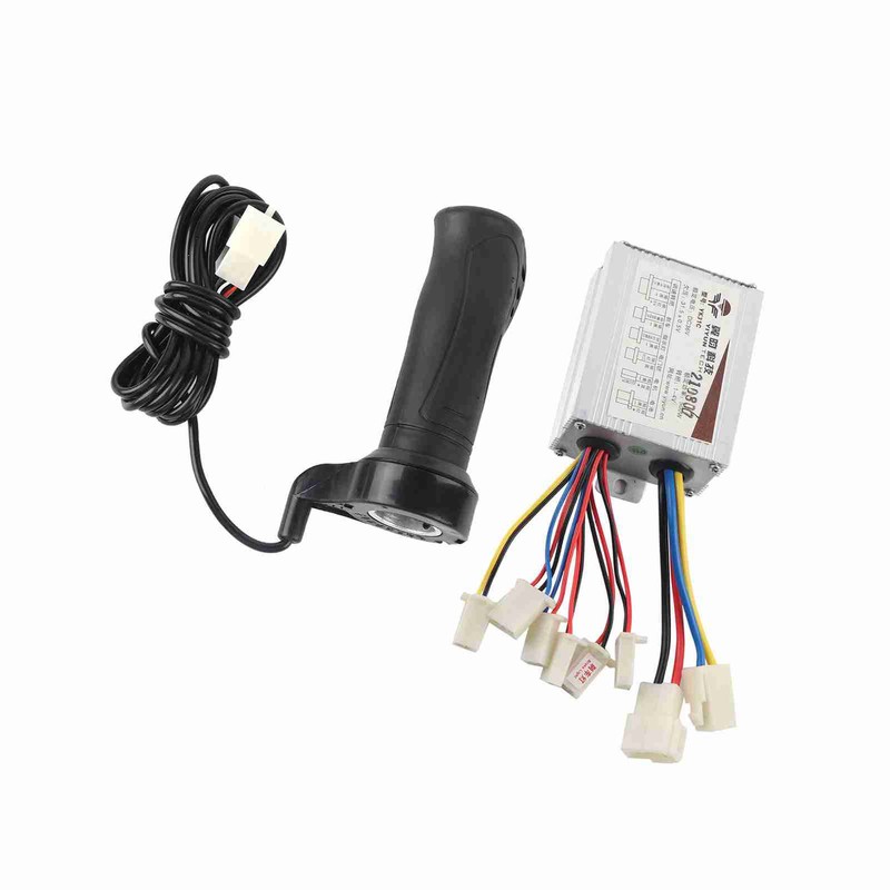 500W Motor Brushed Speed Controller &amp; Throttle Grip for Electric