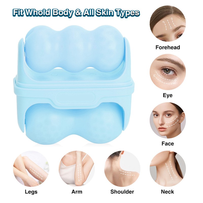 Ice Face Roller Portable Muscle Soreness Migraine Relief 2 in