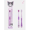 Generic Individually Packaged Cute Toothbrush Set, Compact Head (Purple, 3