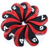 Golf Club Iron Head Covers Set of 10 with Numbers
