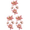 THE FANTASY yms027 Tattoo Sticker Flower Lotus [Approx. A5 Size,