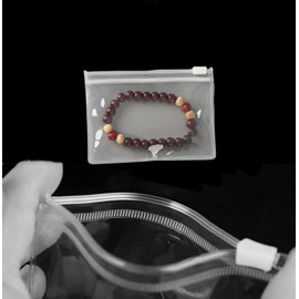 Paquete de 100 bolsas de PVC autoselladas con cierre de cierre, bolsa transparente antioxidación, claridad para prevenir el deslustre, bolsa sellada pequeña, embalaje resellable o accesorios de